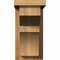 Ekena Millwork Monterey Rough Sawn Corbel w/Backplate, Western Red Cedar, 6"W x 12"D x 12"H COR06X12X12MON01RWR - alternate 2